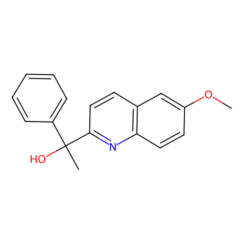 1-(6-Methoxyquinolin-2-yl)-1-phenylethanol structure