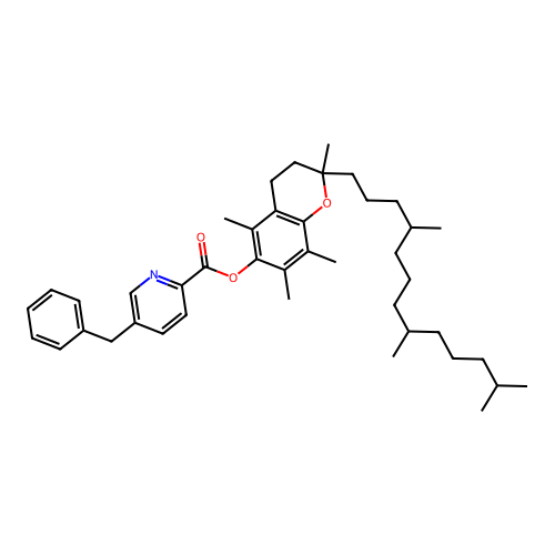 dl-alpha-Tocopheryl 5-benzylpicolinate structure