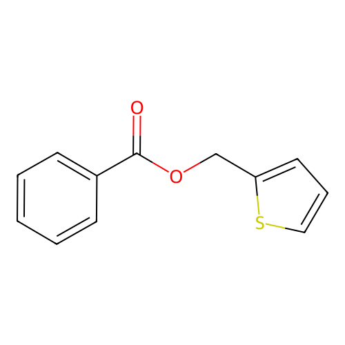 2-Thienylmethyl benzoate structure