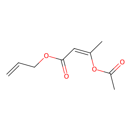 2-Propen-1-yl 3-(acetyloxy)-2-butenoate structure