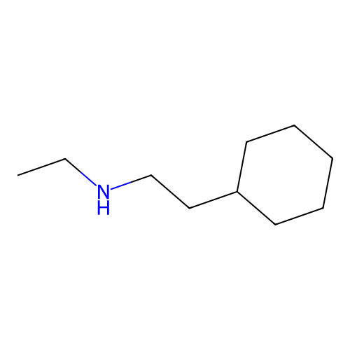 (2-Cyclohexylethyl)(ethyl)amine structure