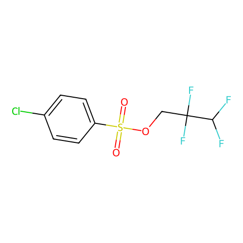 2,2,3,3-Tetrafluoropropyl 4-chlorobenzenesulfonate structure