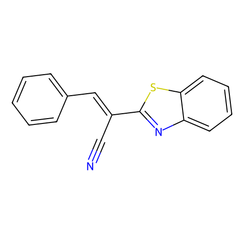 2-(1,3-Benzothiazol-2-yl)-3-phenylprop-2-enenitrile structure