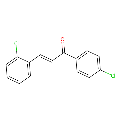 2,4'-Dichlorochalcone structure