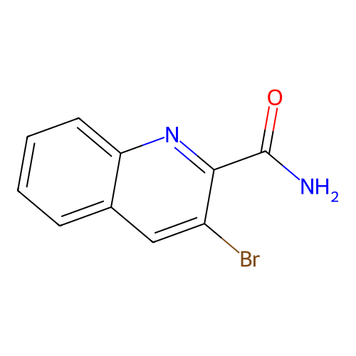 3-溴喹啉-2-甲酰胺 structure