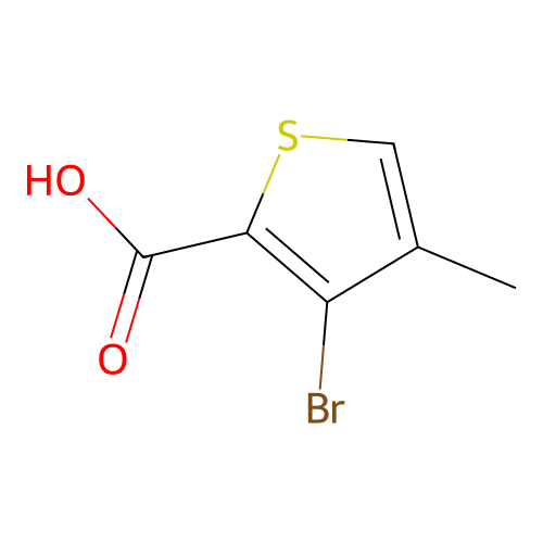 3-Bromo-4-methylthiophene-2-carboxylic acid structure