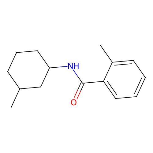 2-methyl-N-(3-methylcyclohexyl)benzamide structure