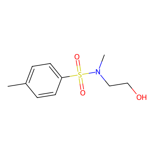 N-(2-Hydroxyethyl)-N,4-dimethylbenzenesulfonamide structure