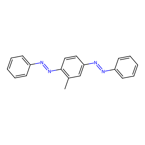 1,1'-(2-Methylbenzene-1,4-diyl)bis(phenyldiazene) structure