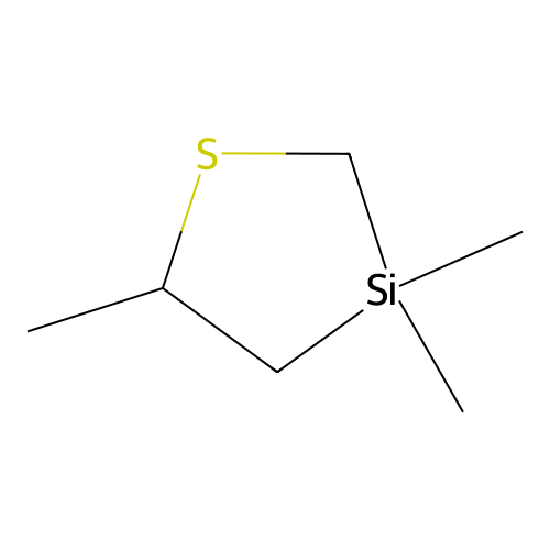 3,3,5-Trimethyl-1,3-thiasilolane structure