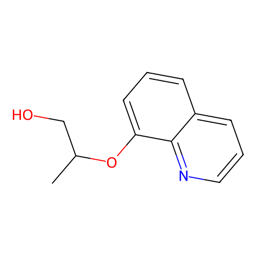 2-Quinolin-8-yloxypropan-1-ol structure