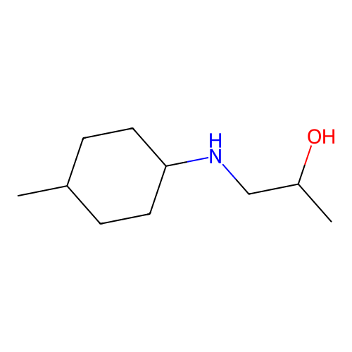 1-[(4-Methylcyclohexyl)amino]propan-2-ol structure