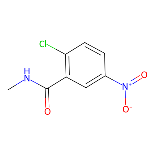 2-chloro-N-methyl-5-nitrobenzamide structure