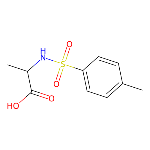 2-(4-Methylbenzenesulfonamido)propanoic acid structure