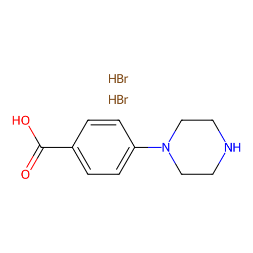 4-piperazin-1-ylbenzoic Acid Dihydrobromide structure