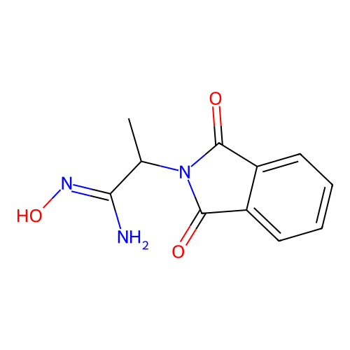 2-(1,3-Dioxo-1,3-dihydro-2H-isoindol-2-yl)-N-hydroxypropanimidamide structure