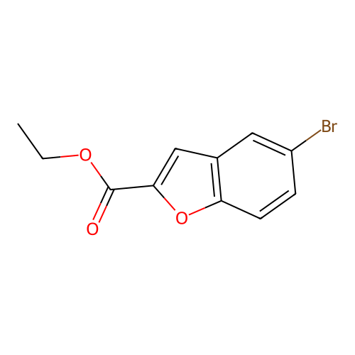 Ethyl (5-bromobenzofuran)-2-carboxylate structure