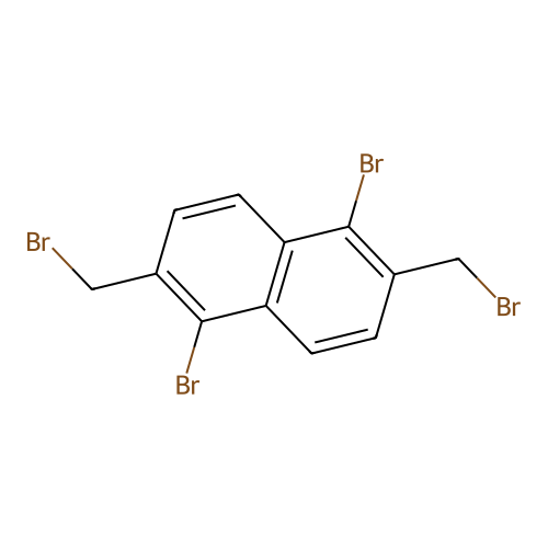 1,5-Dibromo-2,6-bis(bromomethyl)naphthalene structure