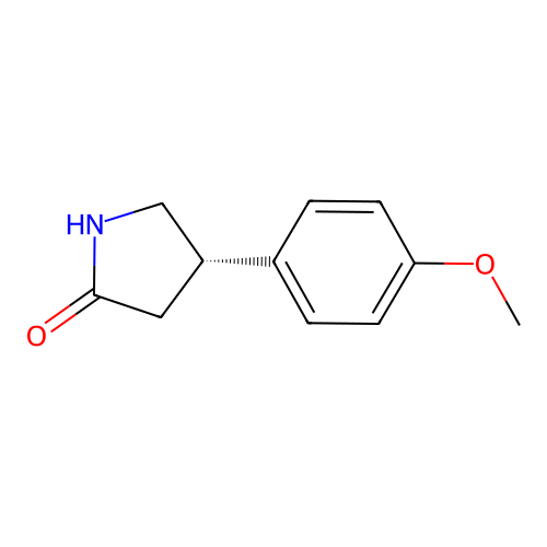 (S)-4-(4-Methoxyphenyl)pyrrolidin-2-one structure