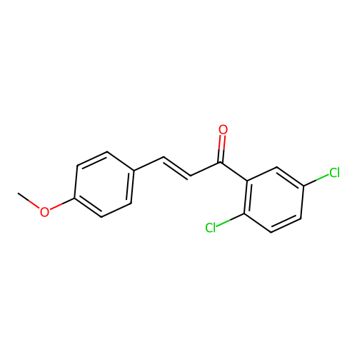 (2E)-1-(2,5-Dichlorophenyl)-3-(4-methoxyphenyl)prop-2-en-1-one structure