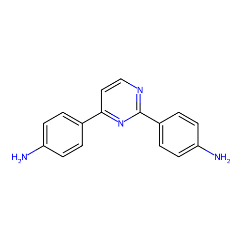 4,4'-Pyrimidine-2,4-diyldianiline structure