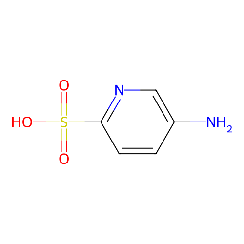 5-Aminopyridine-2-sulfonic acid structure