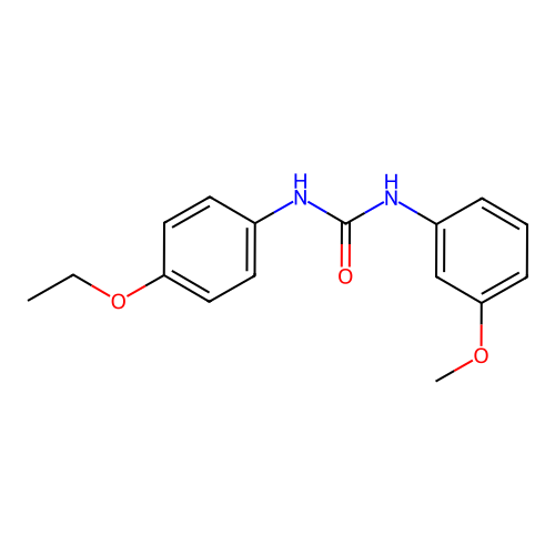 1-(4-Ethoxyphenyl)-3-(3-methoxyphenyl)urea structure