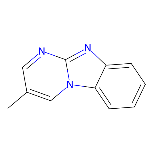3-Methylpyrimido[1,2-a]benzimidazole structure