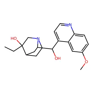 3-Hydroxyhydroquinidine structure