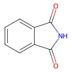 邻苯二甲酰亚胺 structure