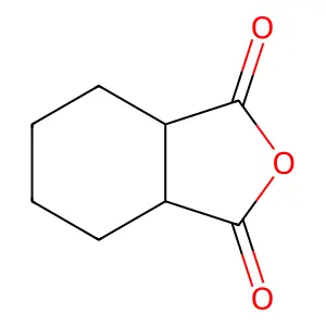 六氢邻苯二甲酸酐 structure