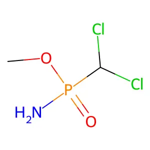 Phosphonamidic acid, P-(dichloromethyl)-, methyl ester structure