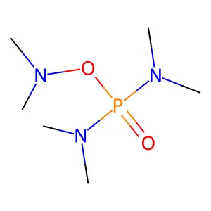 Methanamine, N-((bis(dimethylamino)phosphinyl)oxy)-N-methyl- structure