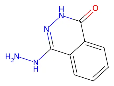 1,4-Phthalazinedione, 2,3-dihydro-, monohydrazone structure