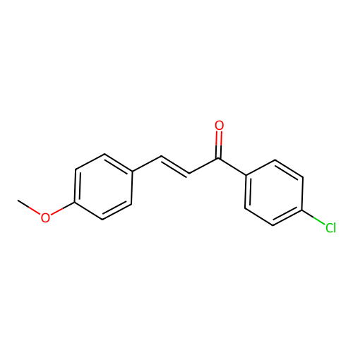 1-(4-Chlorophenyl)-3-(4-methoxyphenyl)-2-propen-1-one structure
