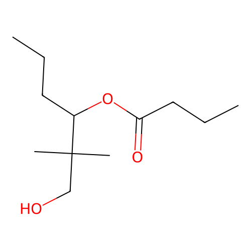 1-(2-Hydroxy-1,1-dimethylethyl)butyl butyrate structure