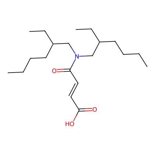 4-[Bis(2-ethylhexyl)amino]-4-oxobut-2-enoic acid structure