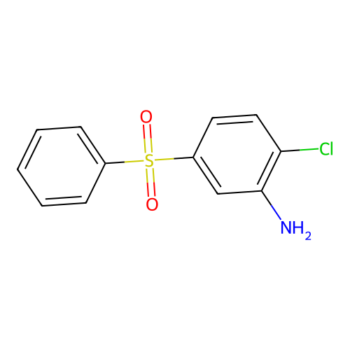 2-Chloro-5-(phenylsulphonyl)aniline structure