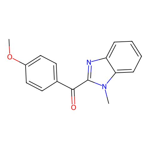 (4-Methoxyphenyl)-(1-methylbenzimidazol-2-yl)methanone structure