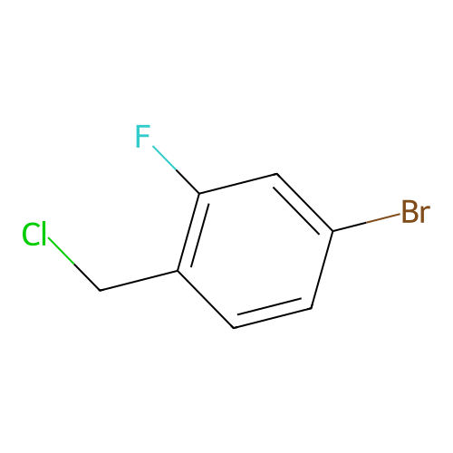 4-Bromo-1-(chloromethyl)-2-fluorobenzene structure