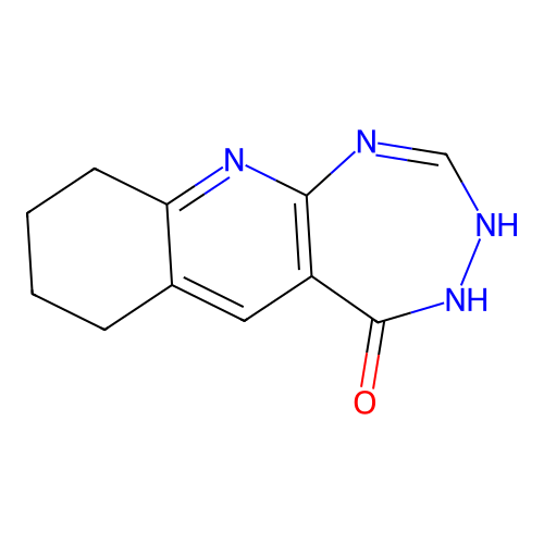 3,4,7,8,9,10-Hexahydro-[1,2,4]triazepino[5,6-b]quinolin-5-one structure