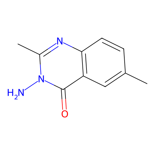 3-Amino-2,6-dimethyl-4(3H)-quinazolinone structure