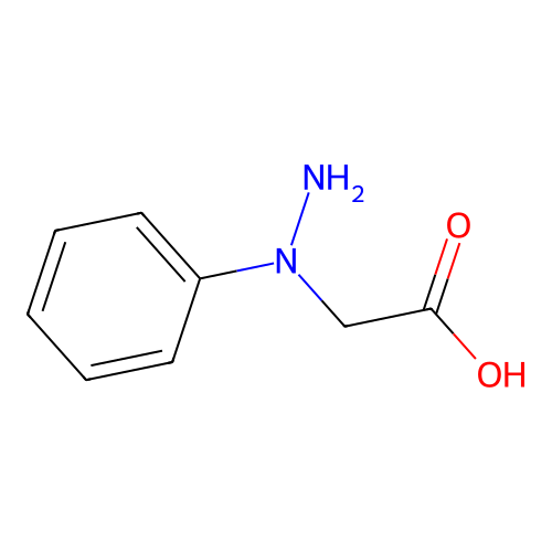 2-(1-苯肼基)乙酸 structure