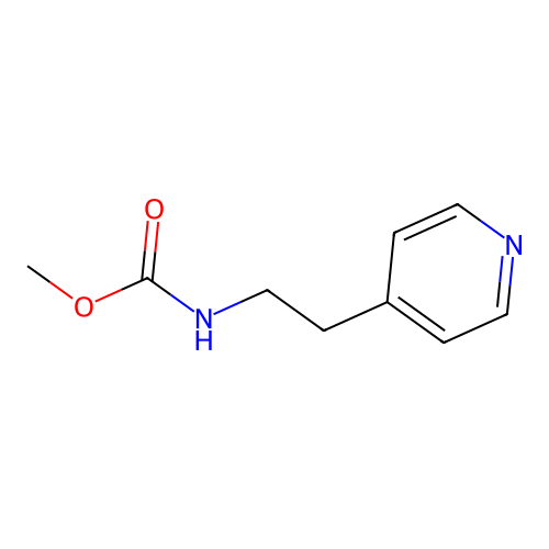 Methyl [2-(pyridin-4-yl)ethyl]carbamate structure