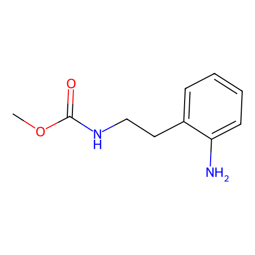 methyl N-[2-(2-aminophenyl)ethyl]carbamate structure