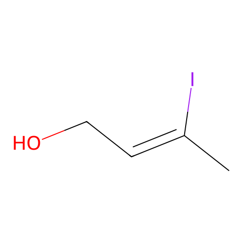 (2Z)-3-Iodo-2-buten-1-ol structure