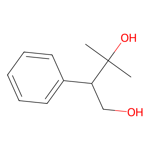 3-Methyl-2-phenylbutane-1,3-diol structure