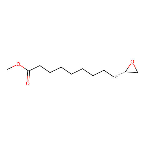 methyl 9-[(2S)-oxiran-2-yl]nonanoate structure
