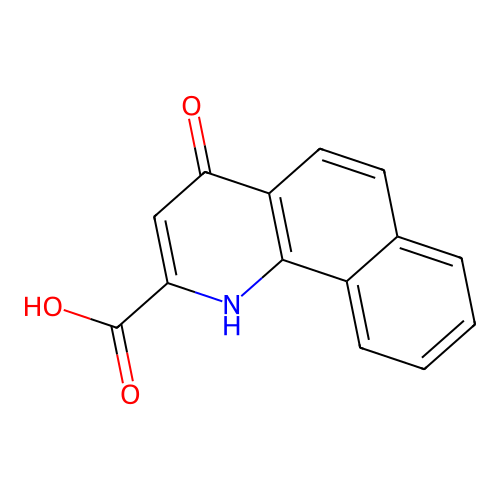 4-Hydroxybenzo[h]quinoline-2-carboxylic acid structure