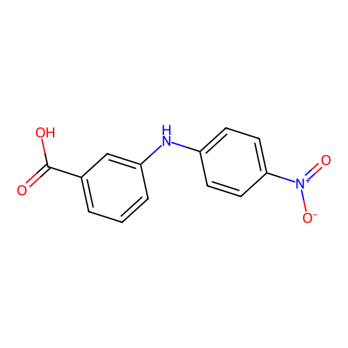 3-((4-Nitrophenyl)amino)benzoic acid structure